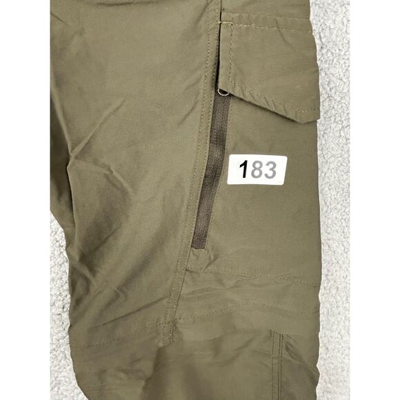 Convertible Hiking Pants Mens 29 Olive Green Cargo Pocket Straight Leg Outdoor - Picture 11 of 11